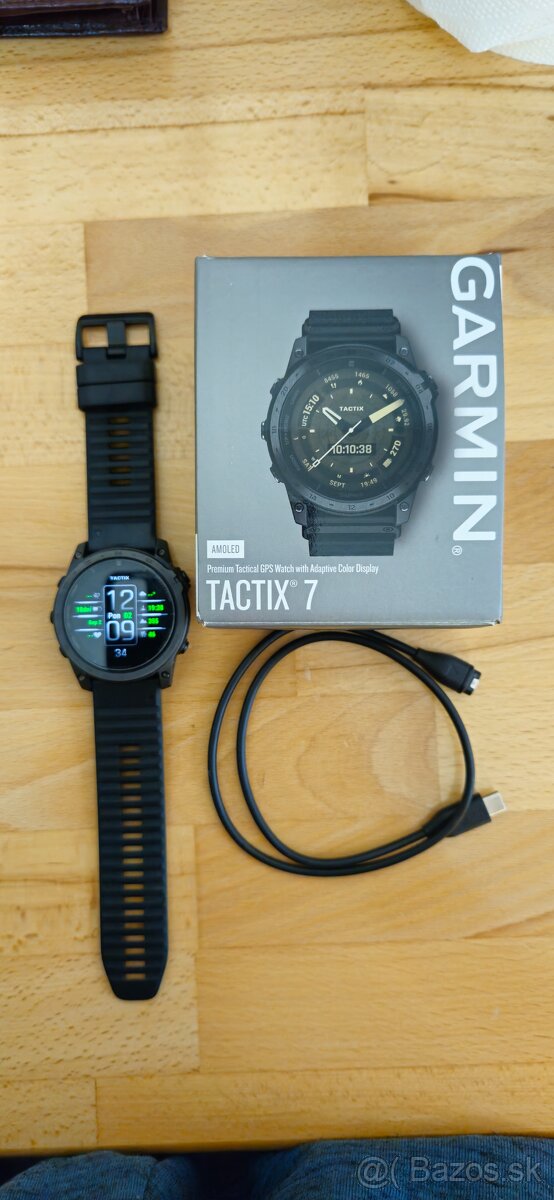 Garmin tactix 7 AMOLED. SK a CZ TOPO mapy