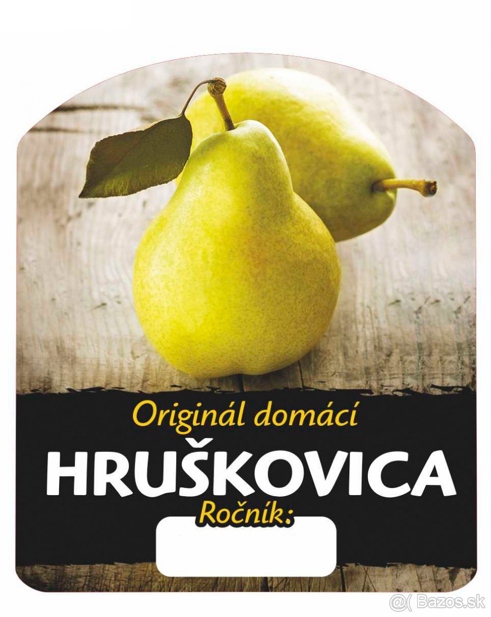 Hruškovica hruška etiketa