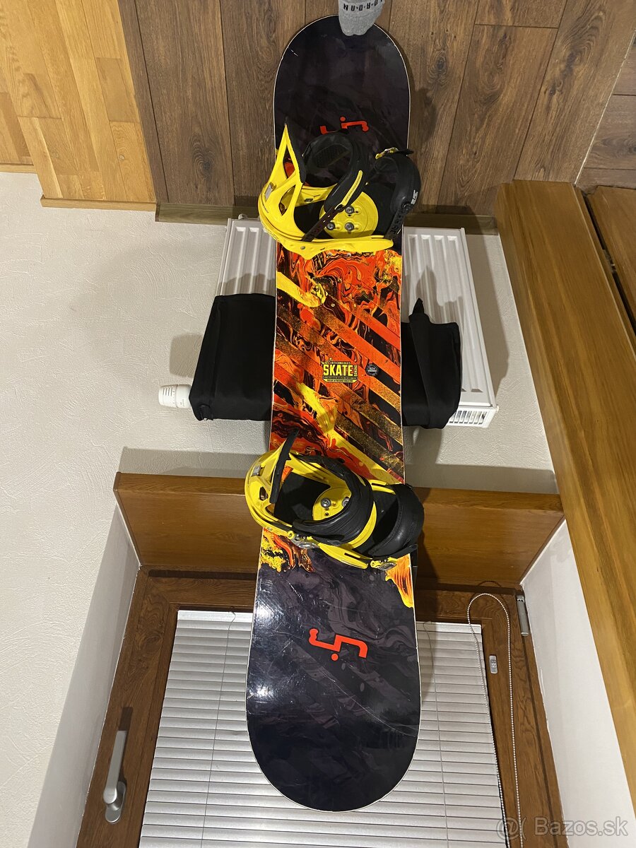 Snowboard komplet