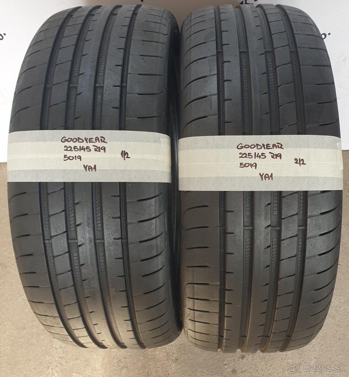 Letné pneumatiky 225/45 R19 GOODYEAR DOT5019