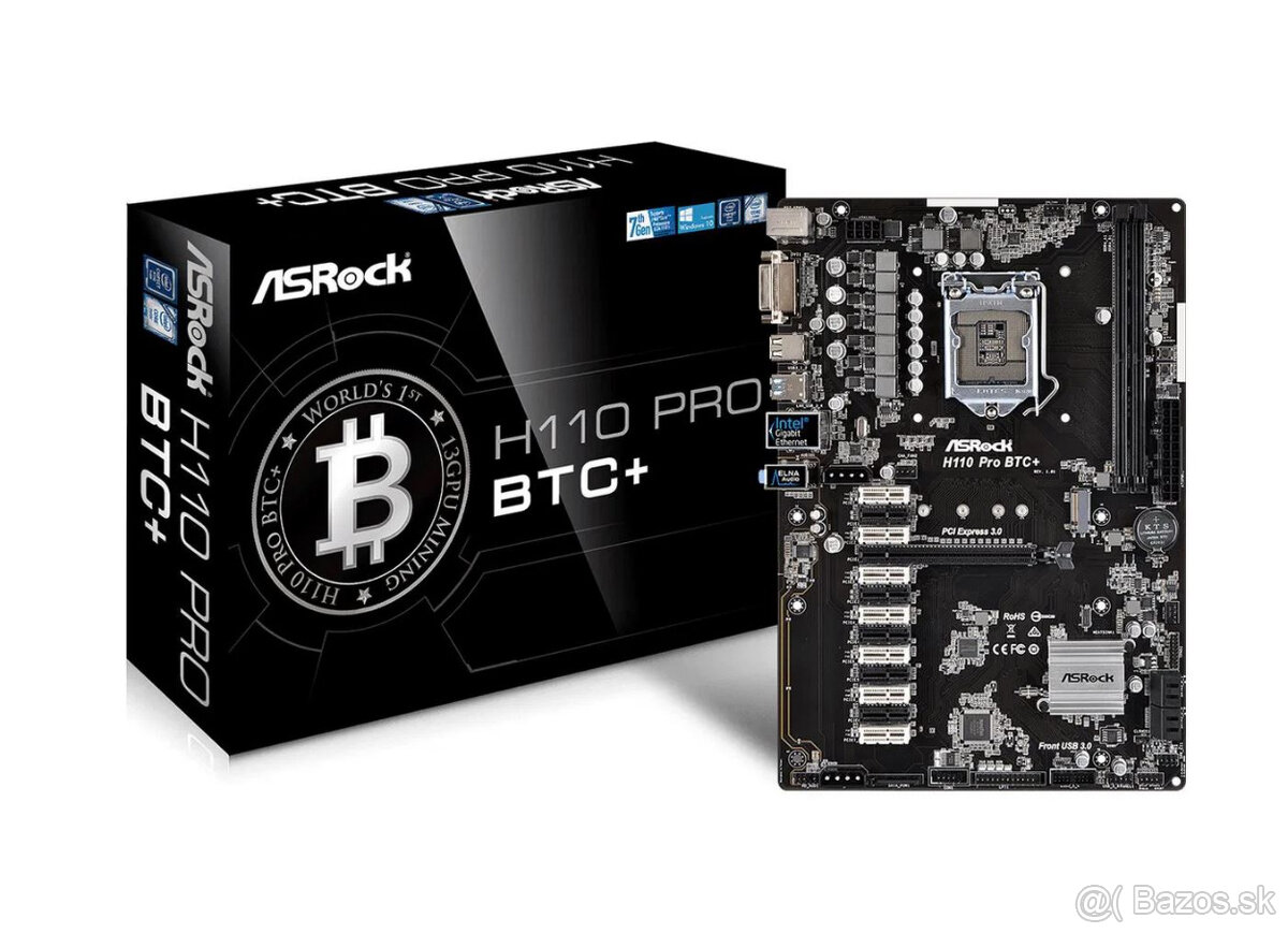 SET doska ASROCK H110 Pro + Procesor INTEL i3 + Chladič