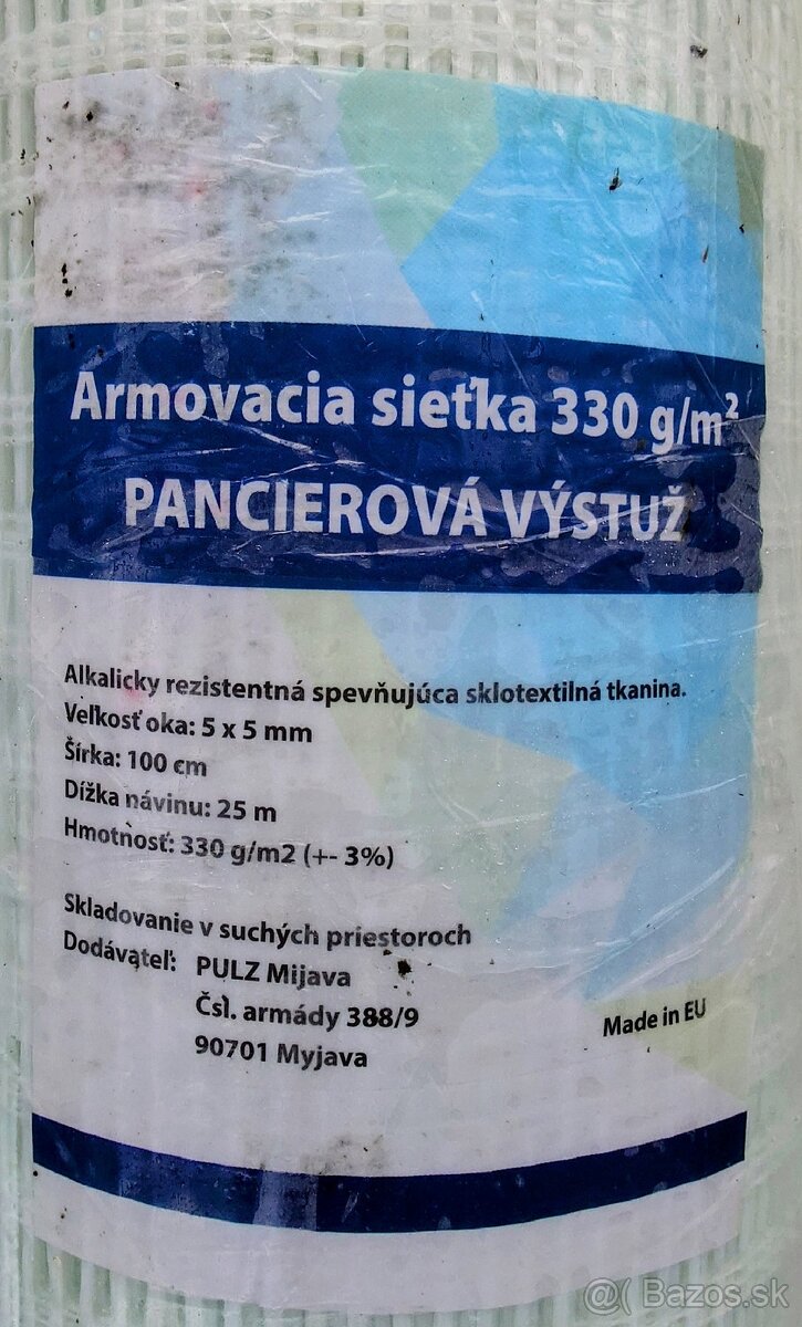 Armovacie pancierove sietky 8 kusov