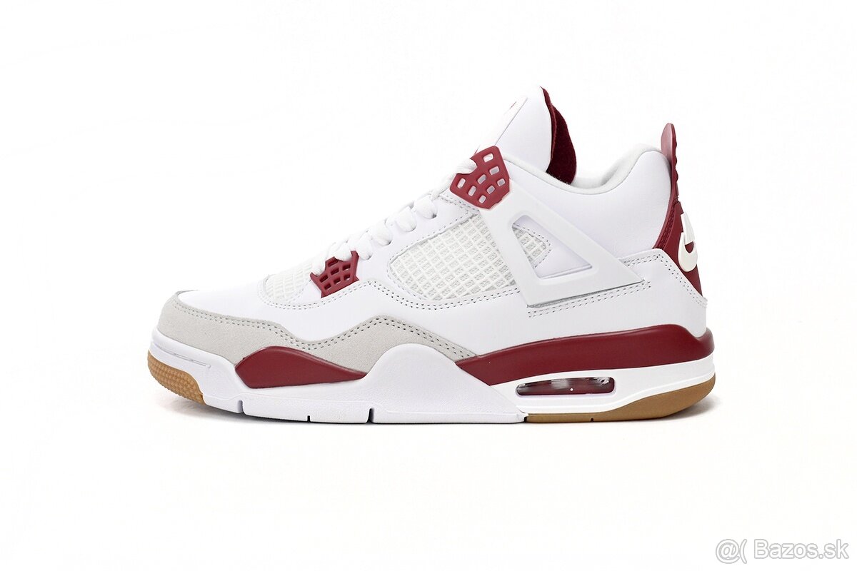 Nike jordan 4 white red