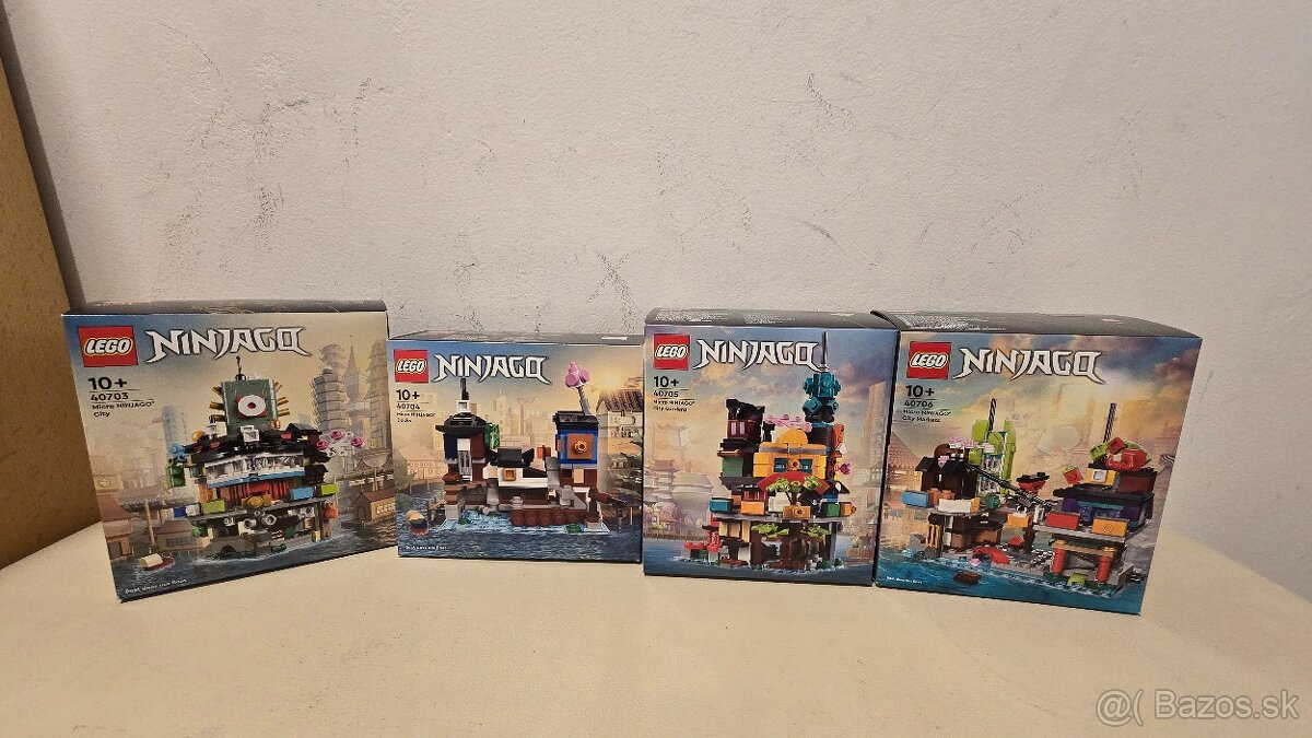 Lego ninjago celá série 40703, 40704, 40705, 40706