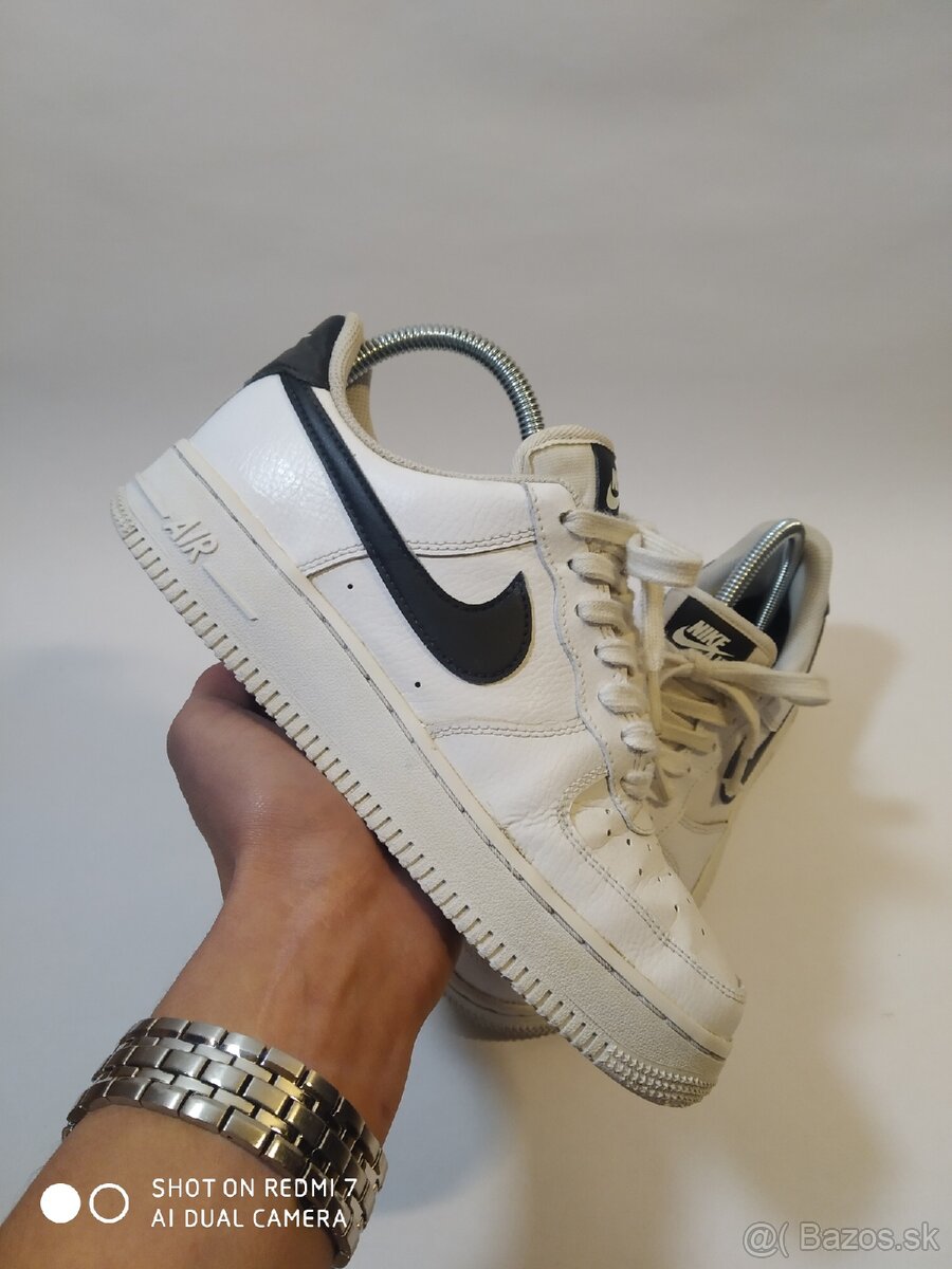 Nike air force 1 biela, čierna