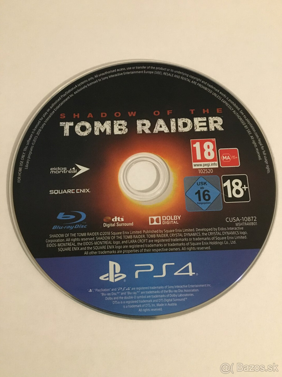 PS4 Shadow of Tomb Raider