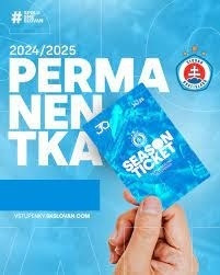 3 ks permanentky SLOVAN - 3 miesta vedľa seba