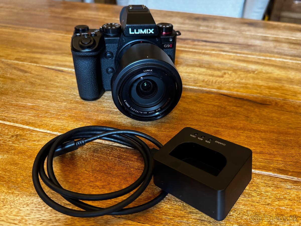 Panasonic Lumix G9 Il telo+ objektiv Panasonic H-FS14140E9K