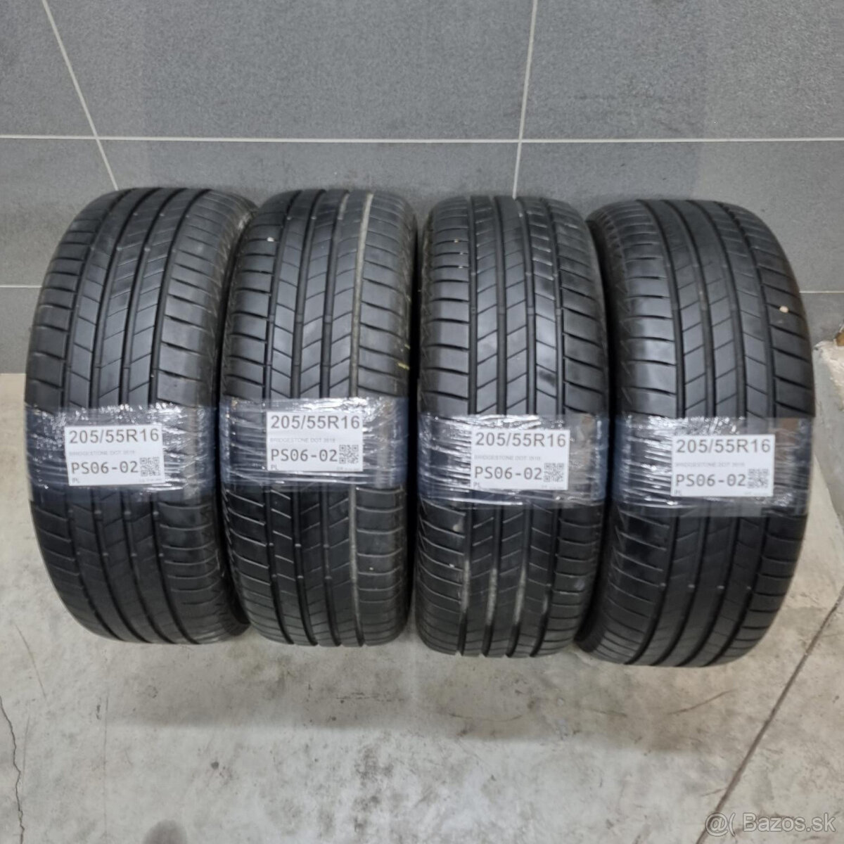 Letné pneumatiky 205/55 R16 BRIDGESTONE DOT3518