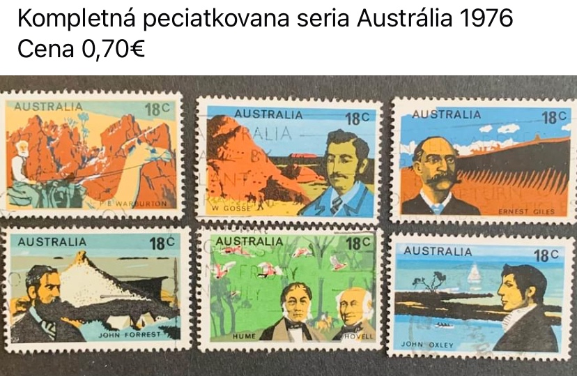 Postove znamky Australia