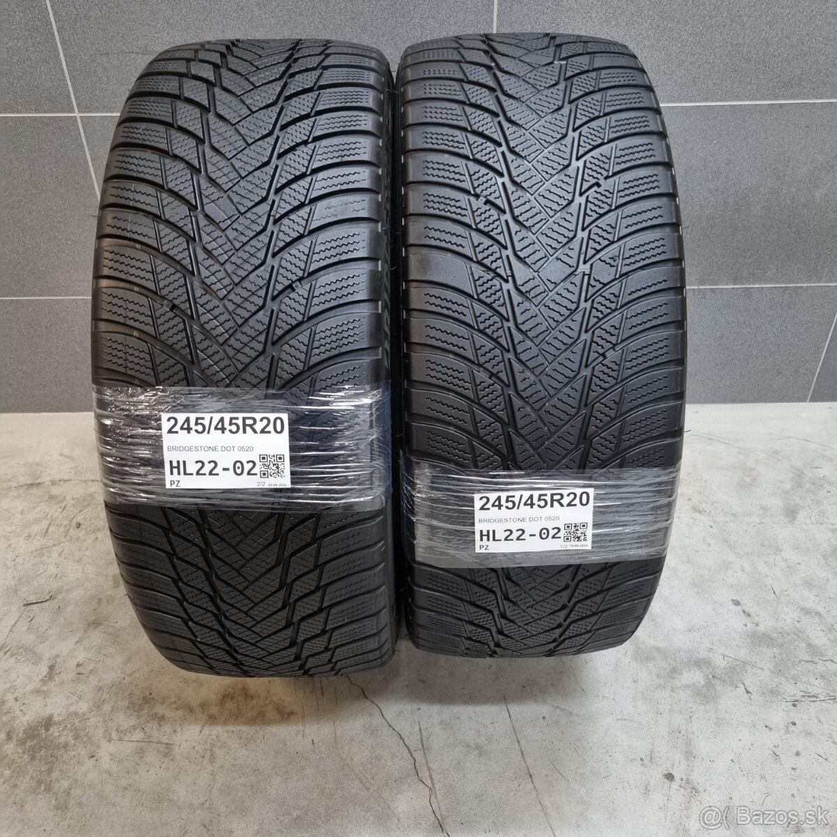 Zimné pneumatiky 245/45 R20 BRIDGESTONE DOT0520