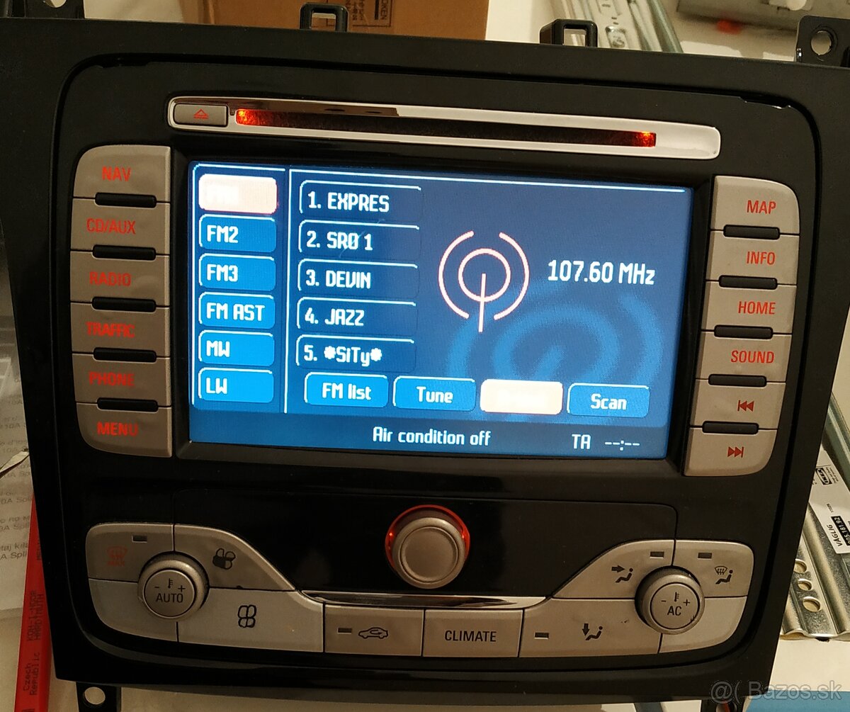 Autoradio navigacia Ford Galaxy, S Max, mondeo mk4