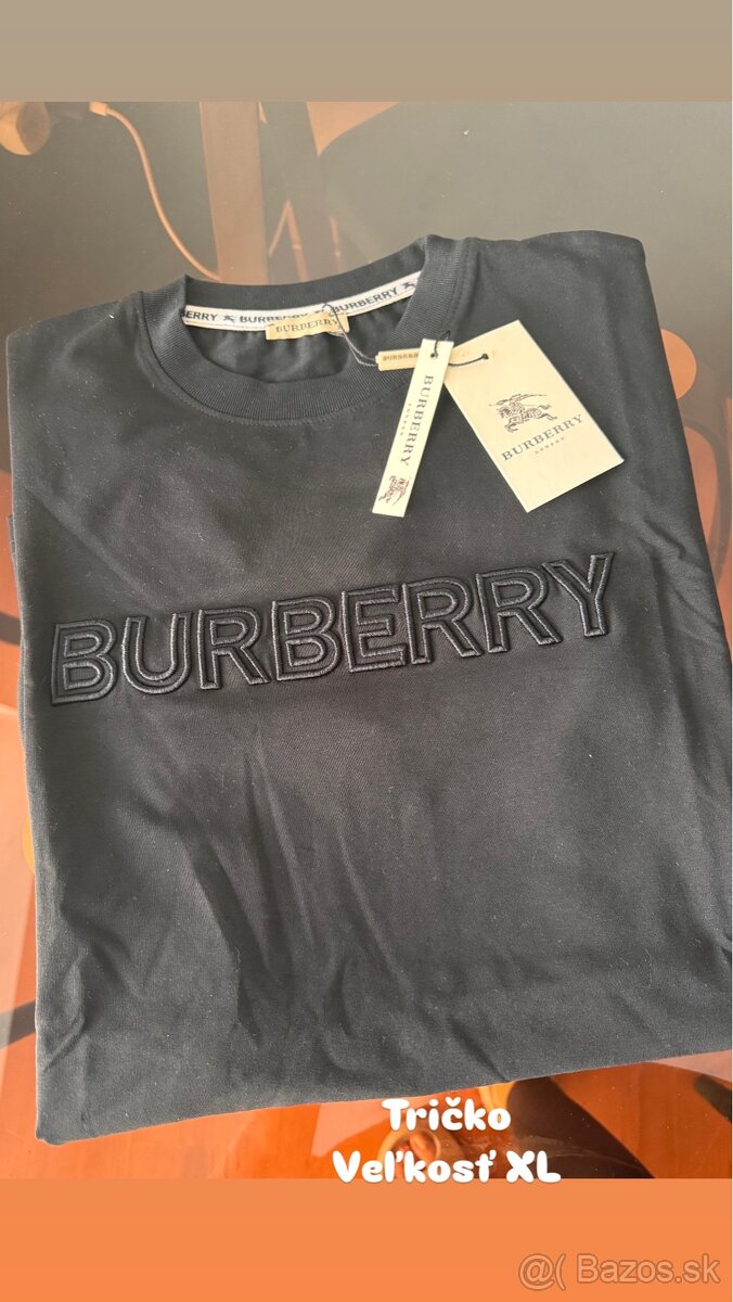 Burberry tričko XL