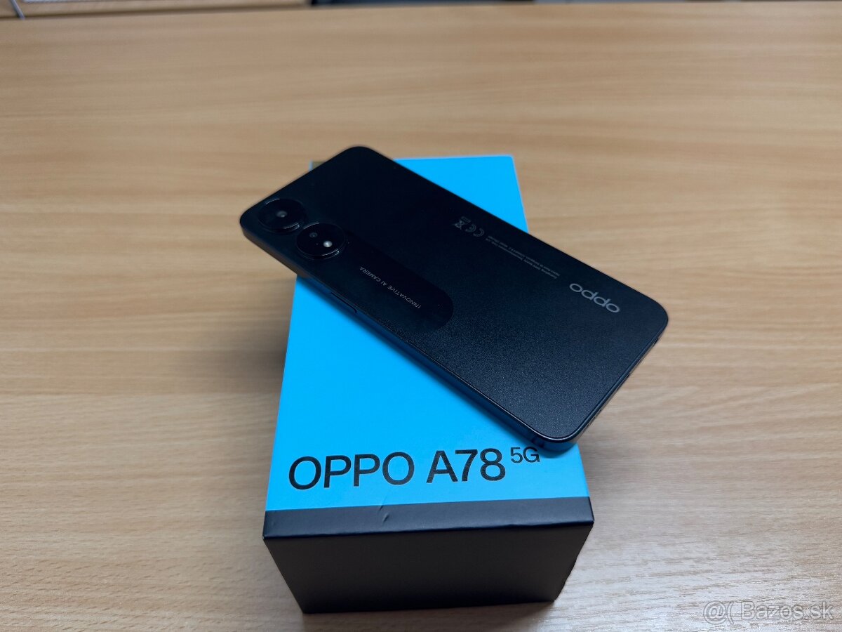 OPPO A78 5G 4/128GB Čierny