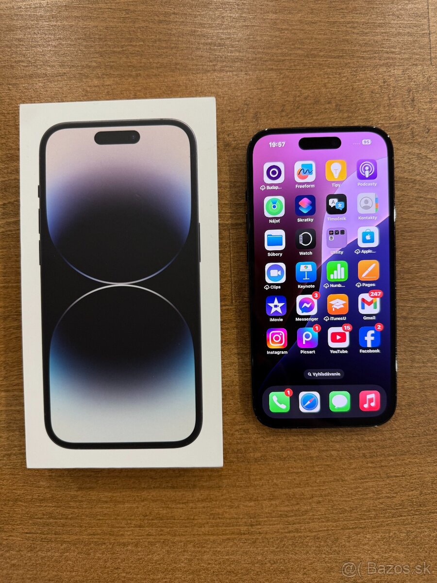 Iphone 14 Pro 128GB Čierny - Zaruka 1 rok