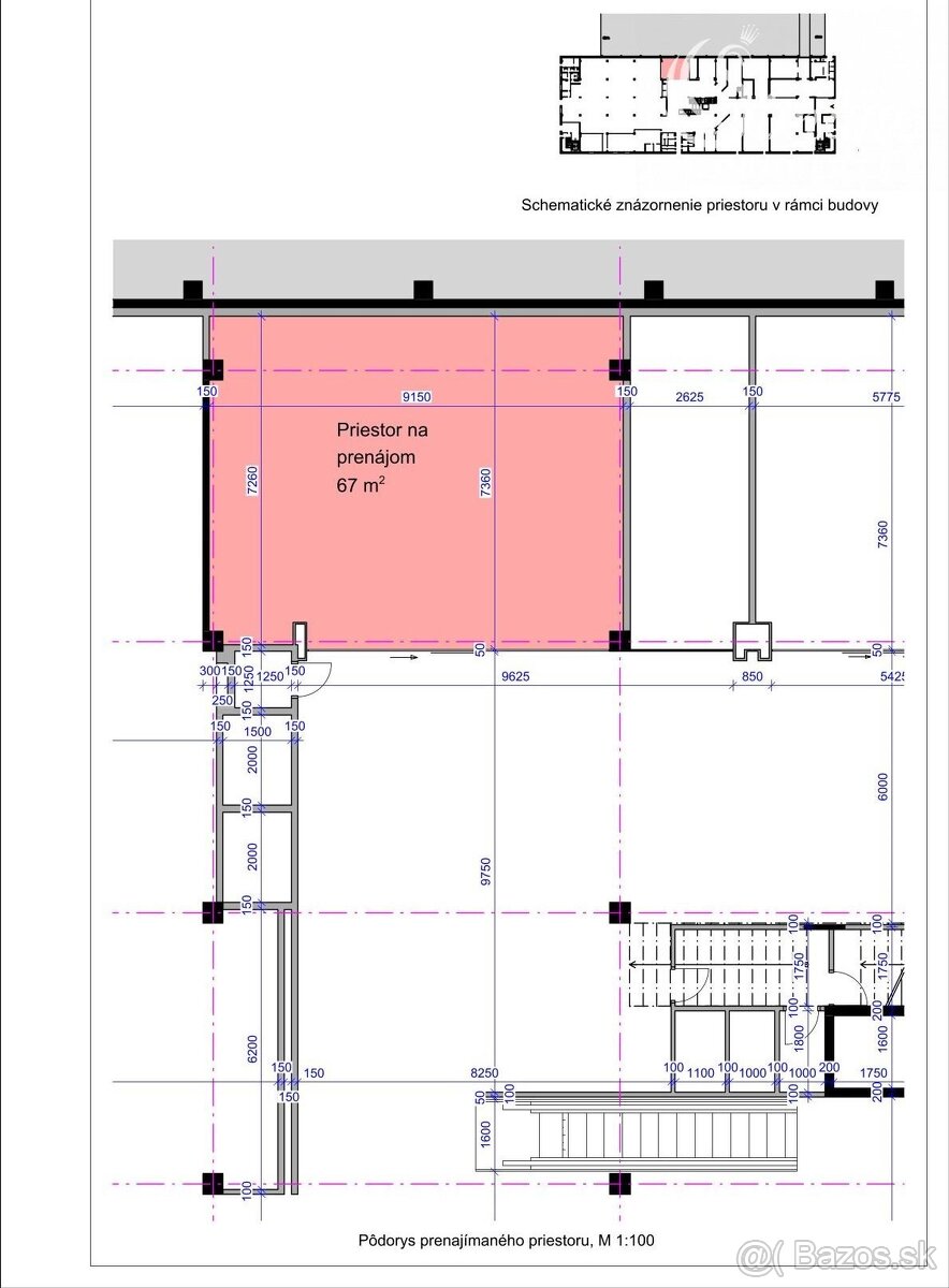 Obchodný priestor - 67 m2 - NA PRENÁJOM, Košice OC IDEA