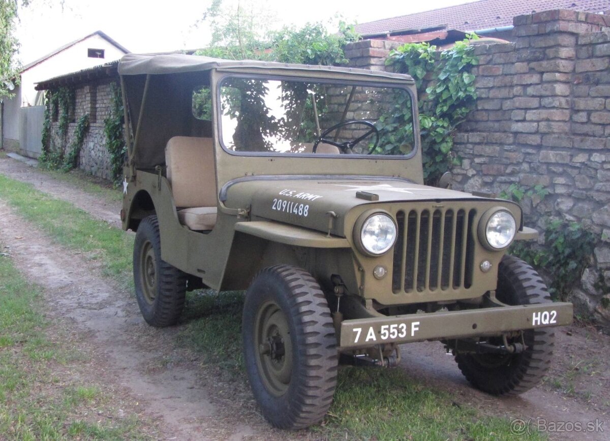 Predám Jeep Willys CJ-AAA po komplet GO -