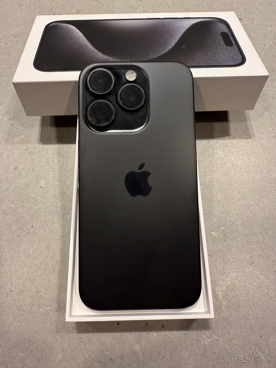 Predám Apple iPhone 15 Pro 128gb black