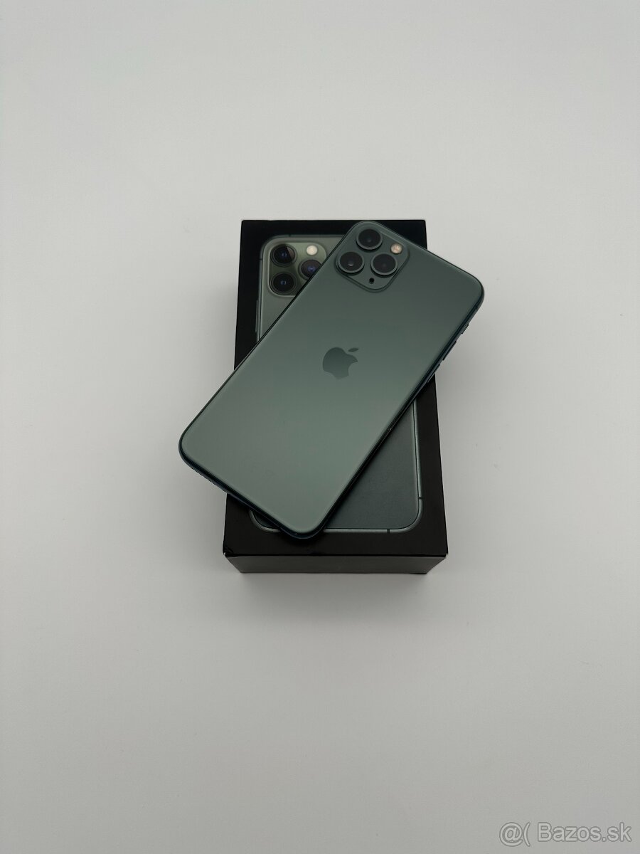 iPhone 11 Pro 256GB Midnight Green KOMPLET + DARČEK