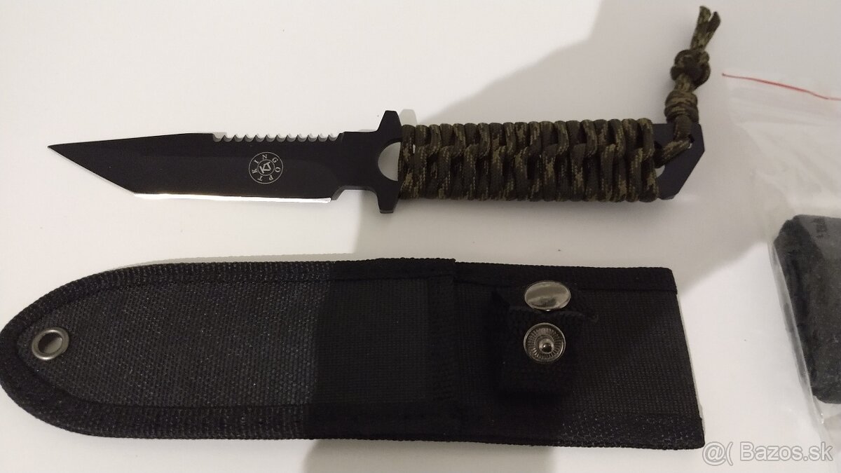 Survival EDC nožík s parakordom