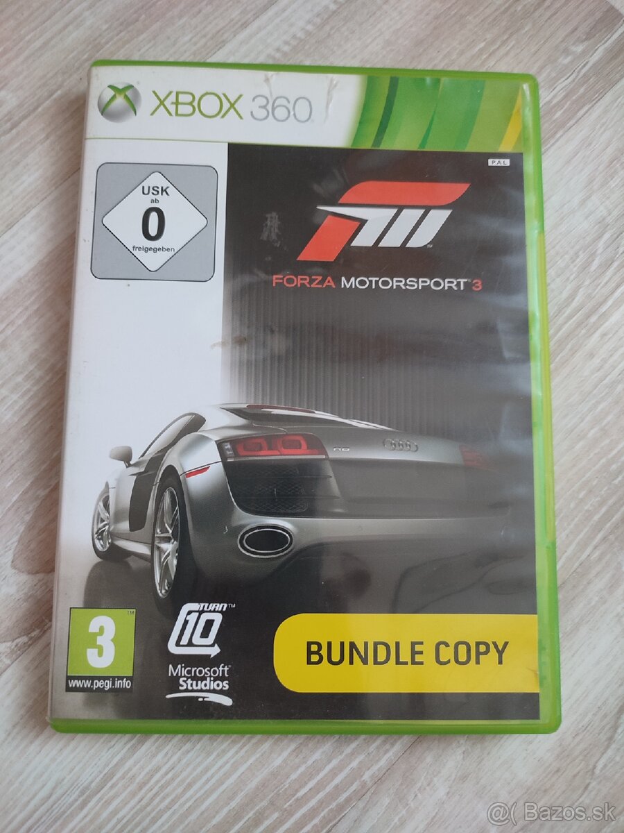 Predám hru FORZA Motorsport 3 - XBOX 360