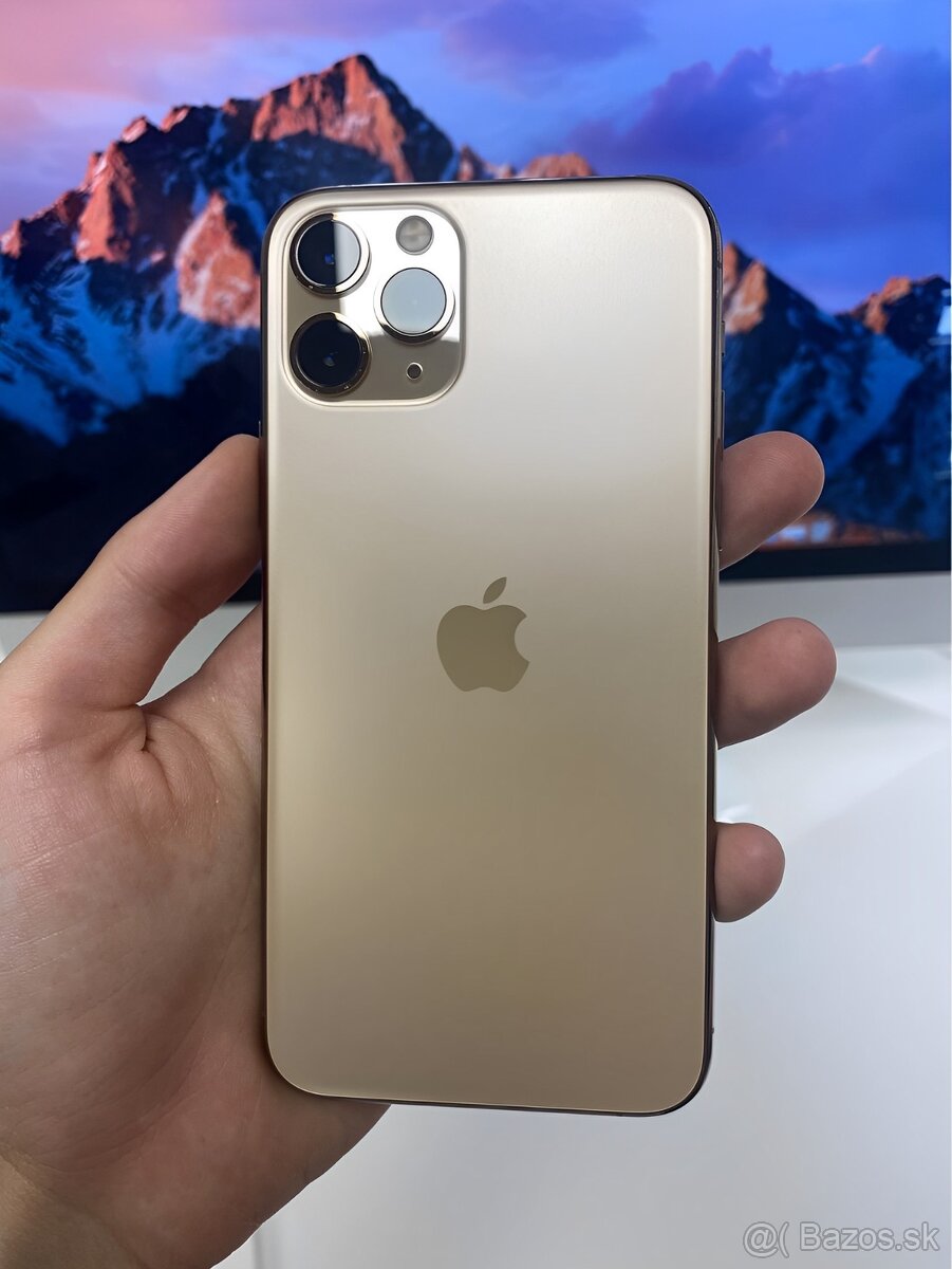 iPhone 11 Pro Gold KONDICE BATERIE 100% TOP