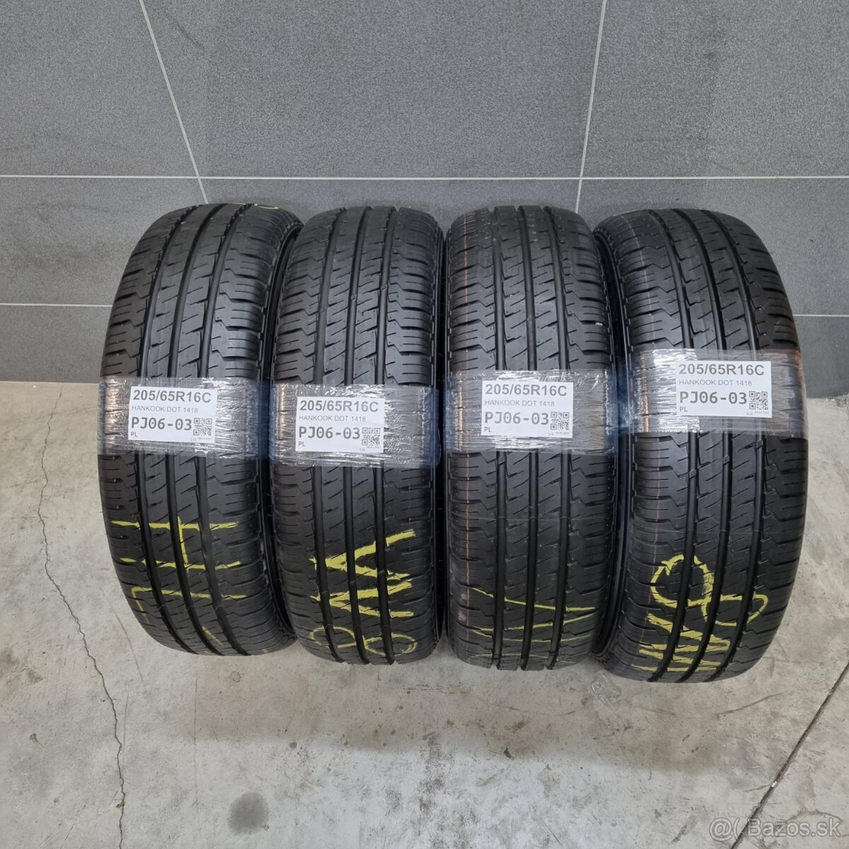 Dodávkové letné pneu 205/65 R16C HANKOOK DOT1418