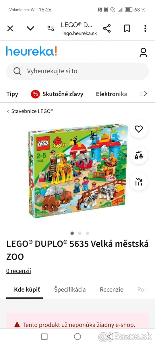 Lego duplo velká mestská zoo