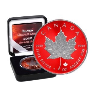 Investicne striebro mince minca Maple Leaf