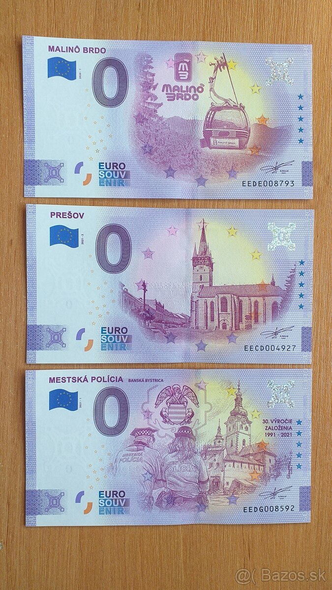 0 euro bankovka, 0 euro souvenir, 0€ bankovka 04