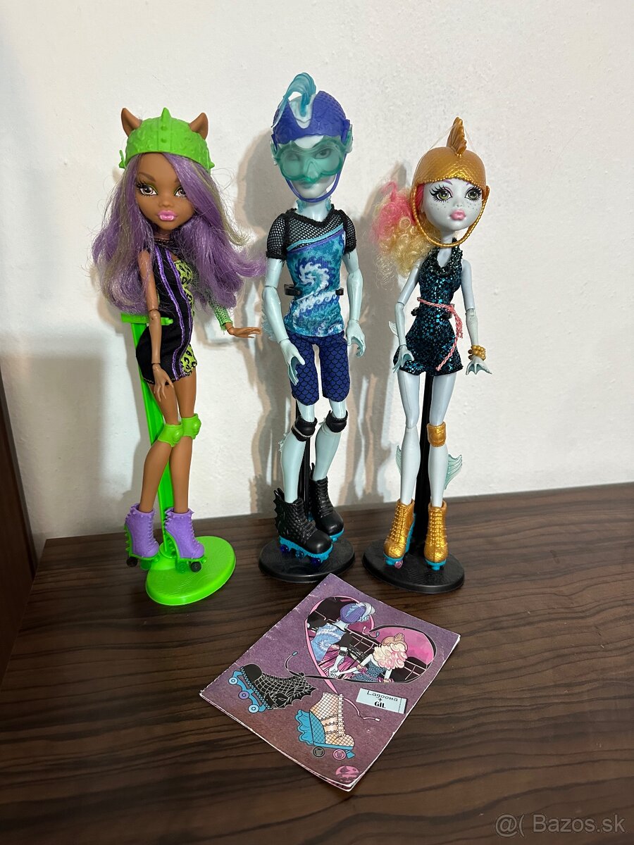 Monster high Gil Weber Lagoona Blue Clawdeen Wolf