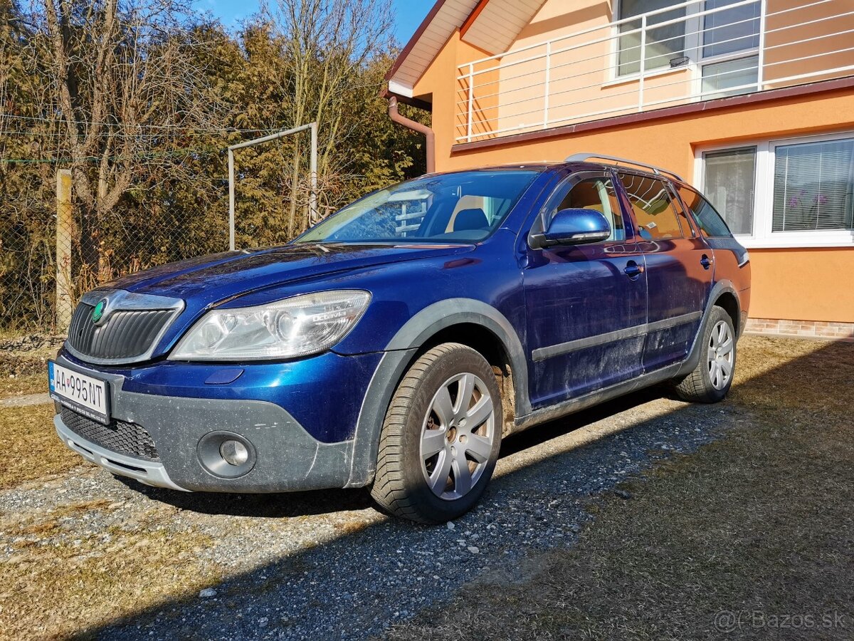 VYMENA Škoda Octavia scout 2.0 TDI BMM 4x4