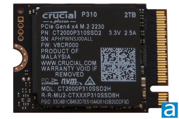 Crucial P310 2 TB (2230) m.2 NVME