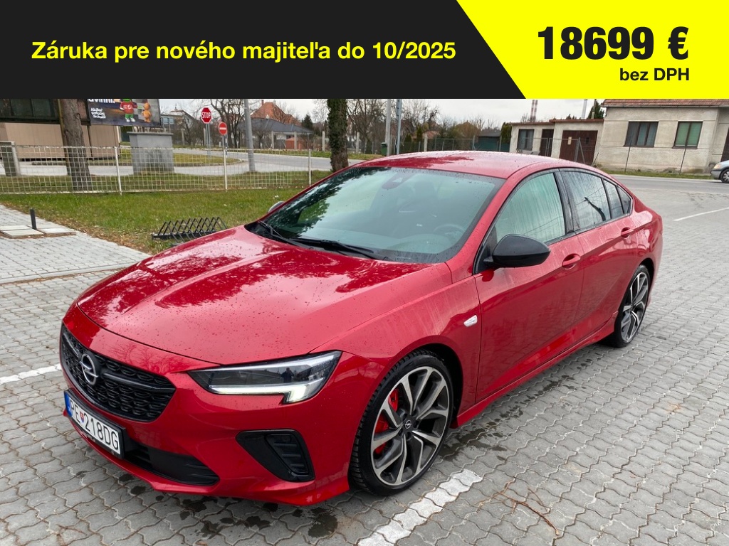 Opel Insignia GSi 2.0T 4x4, 2020, záruka do 10/2025, DPH