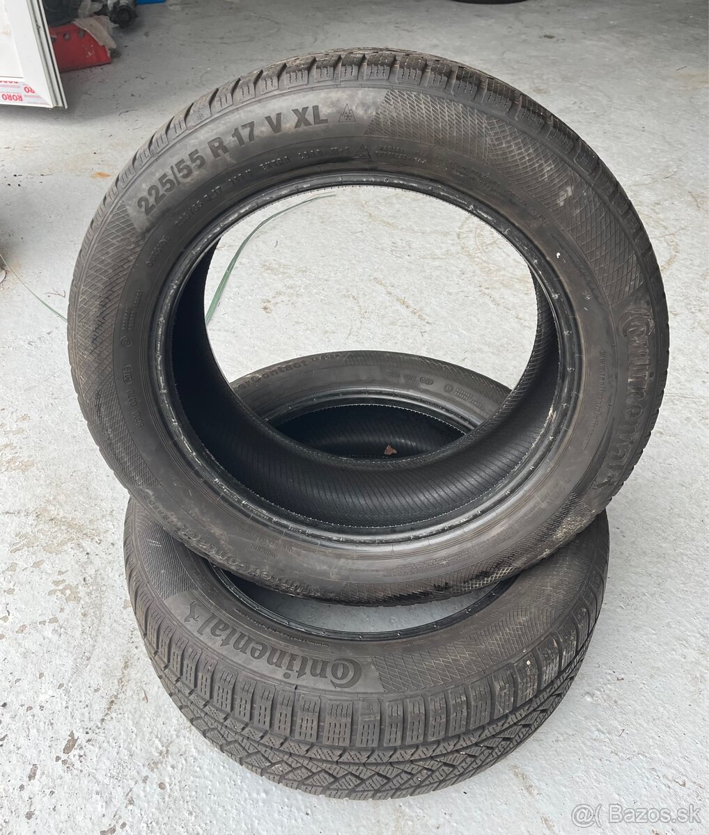 225/55 R17 Zimne Continetal 2ks