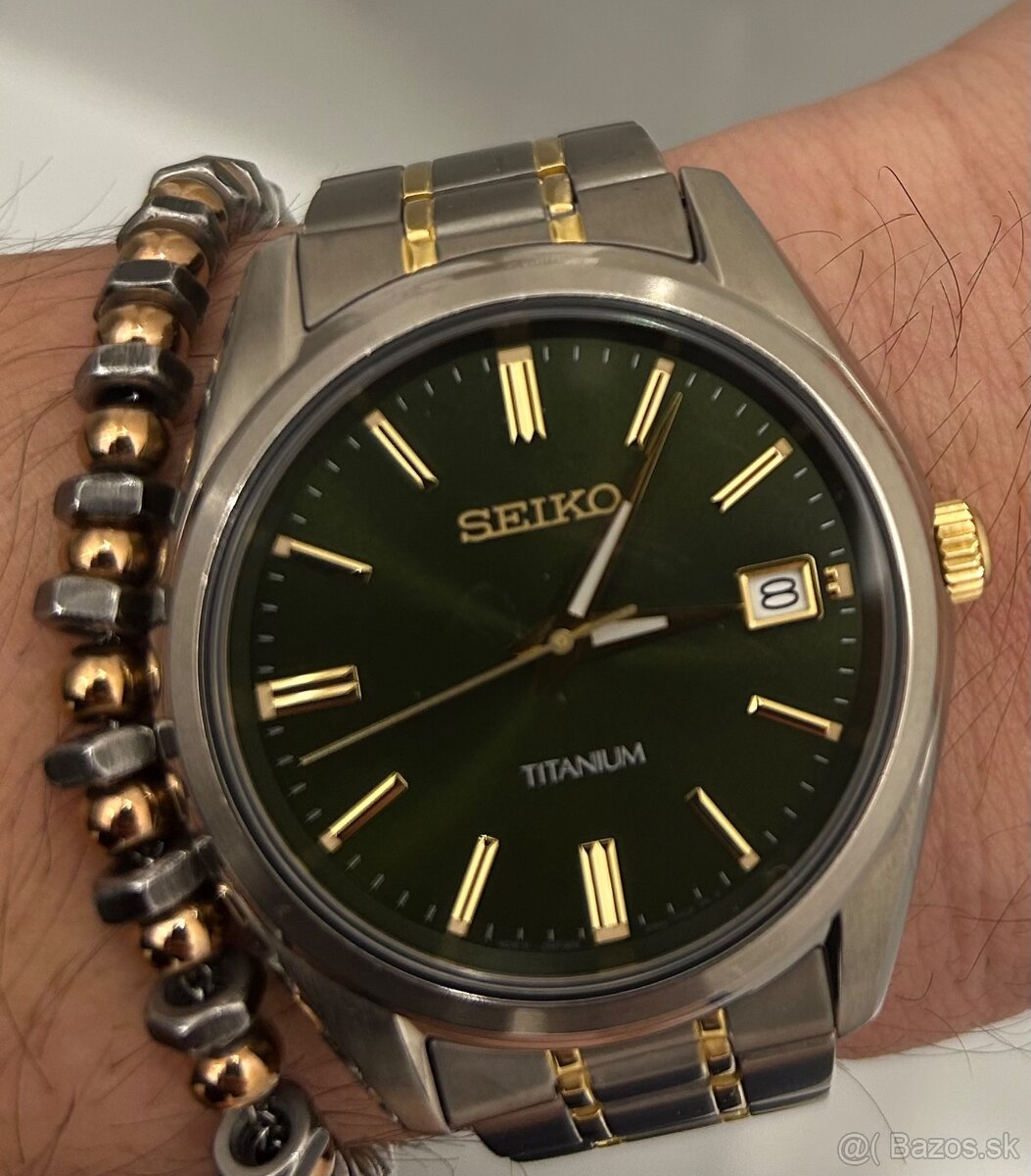 PREDÁM ŠTÝLOVÉ HODINKY SEIKO TITANIUM-PÁNSKÉ