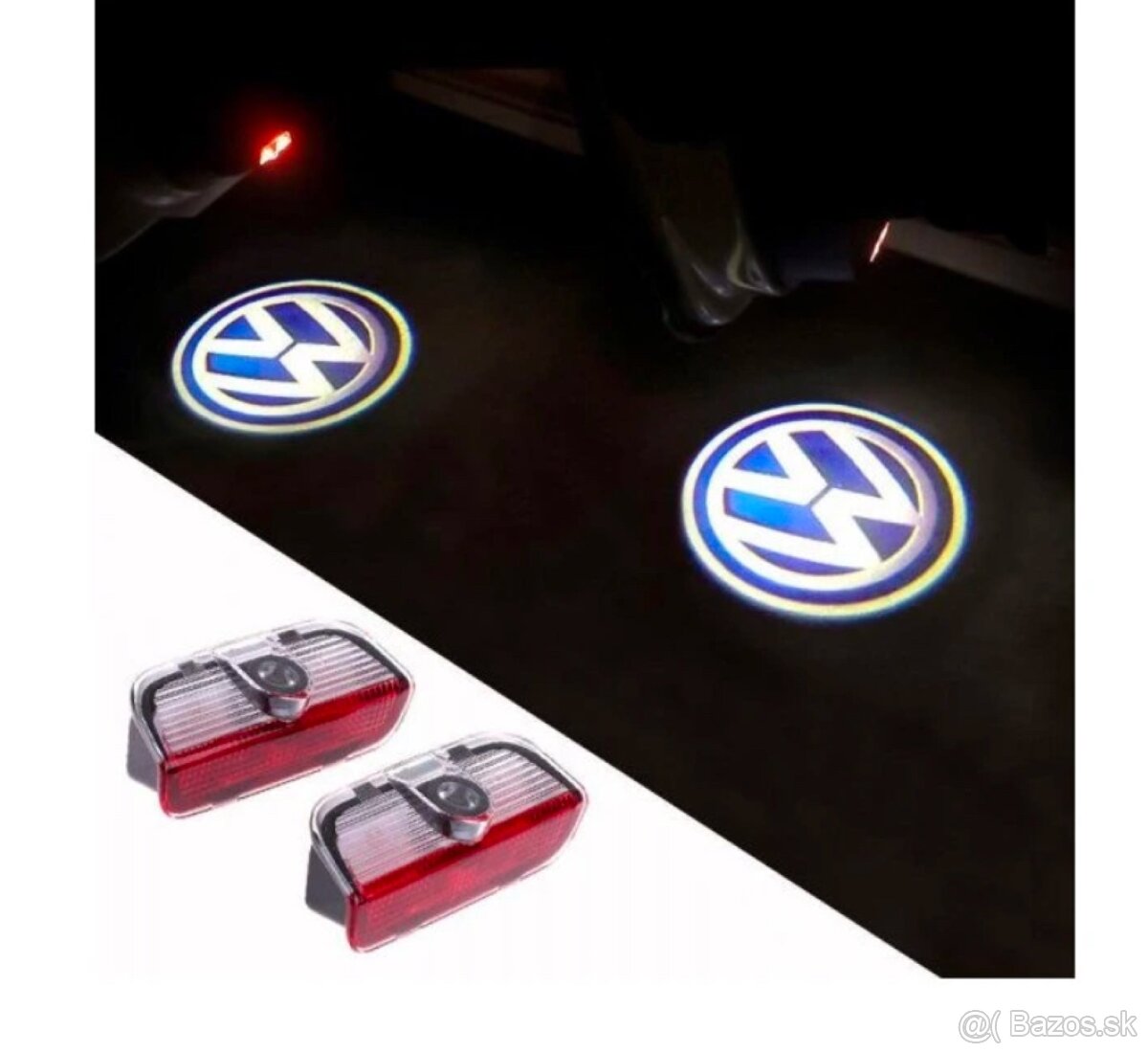 logo projektor do dverí vw, škoda