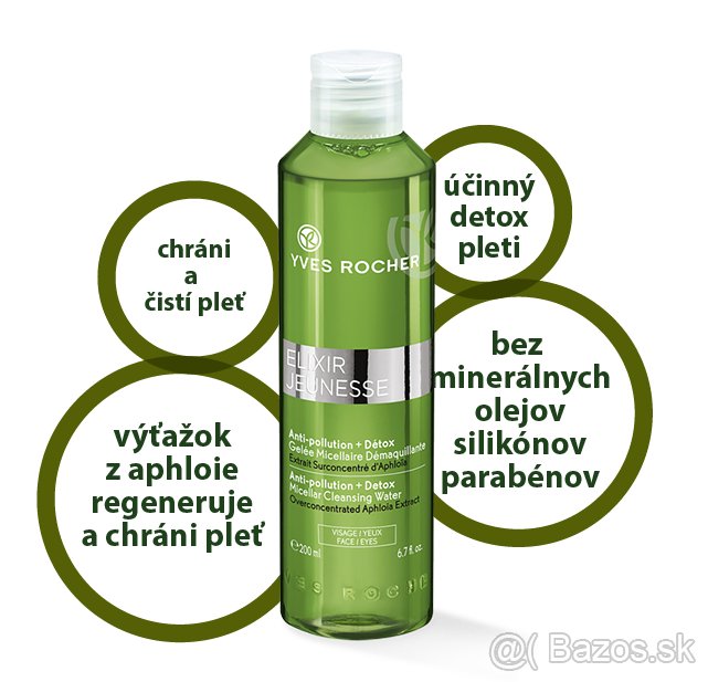 Detoxikačný pleťový micelárny gél (200 ml) Yves Rocher