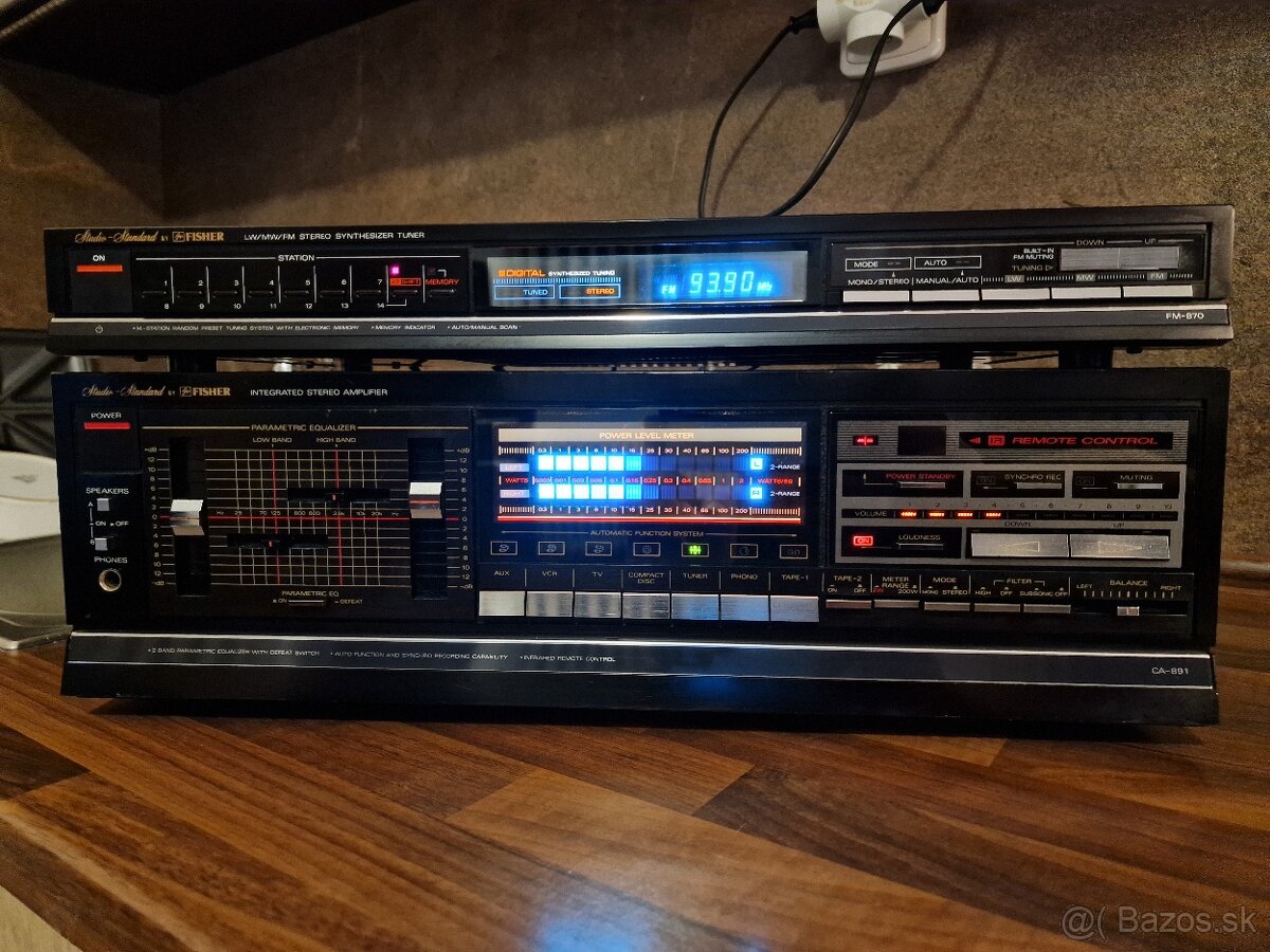 Fisher CA-891 + tuner zdarma