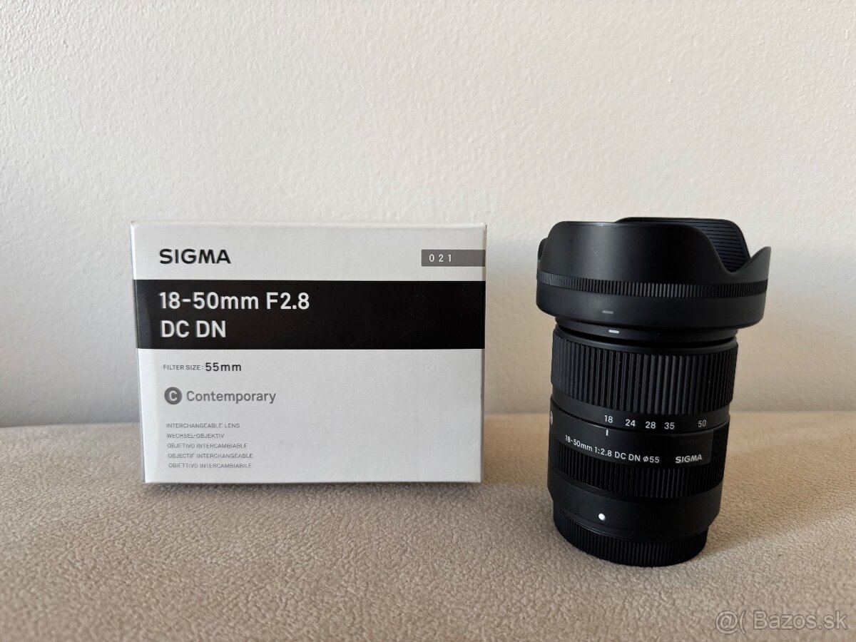 Sigma 18-50 mm f/2.8 DC DN Fujifilm X