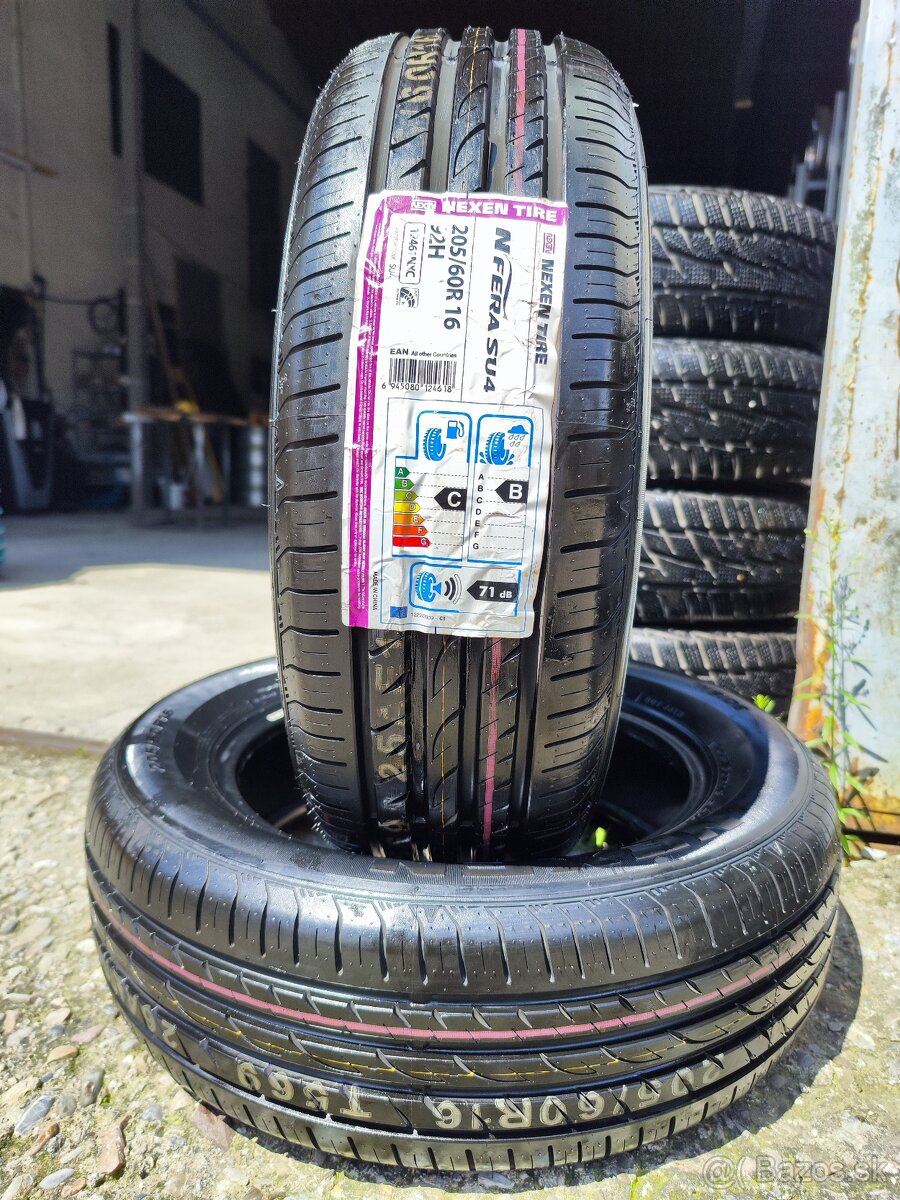 Letné pneu = 205/60 R16 = NEXEN = 2ks = NOVÉ