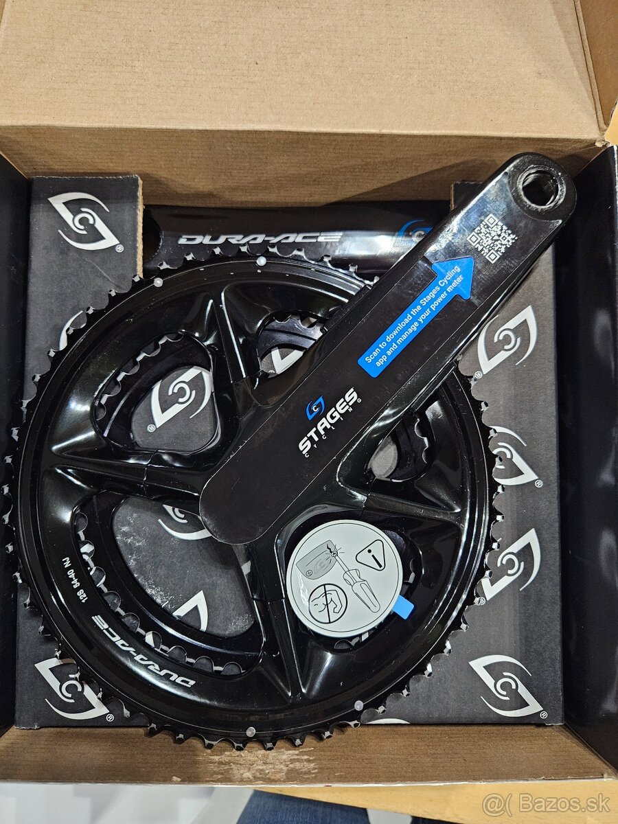 Powermeter STAGES DURA-ACE LR 172.5 s prevodnikom 54/40