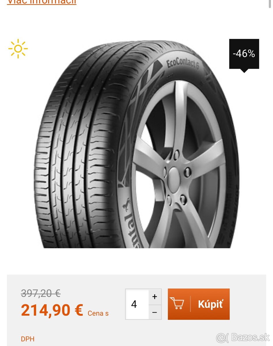 Continental EcoContact 6 XL 235/45 r19