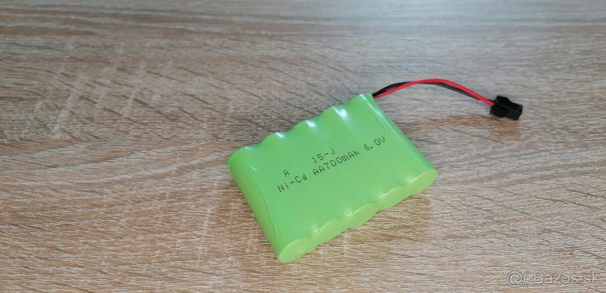 VÁNOČNÍ AKCE akumulátor Ni-cd, 6.0V, 700mAh, JST