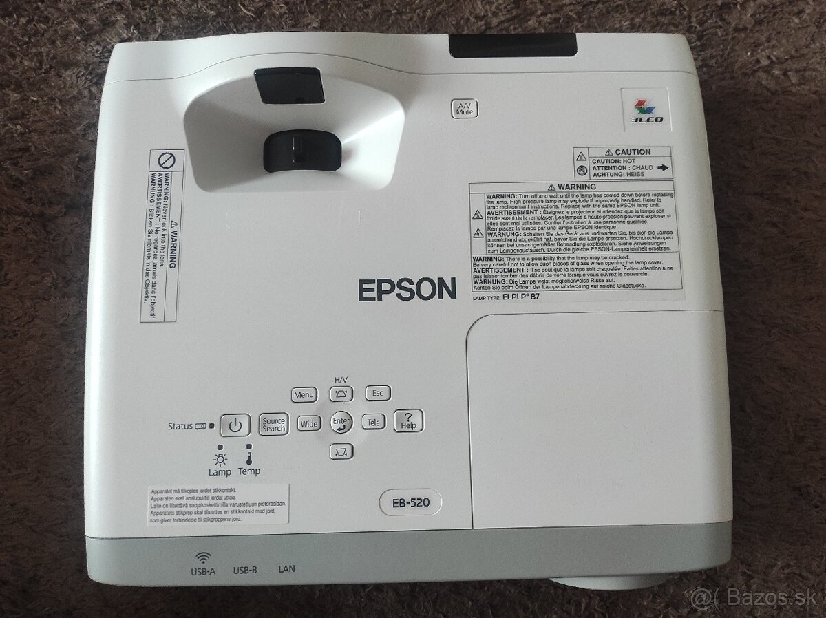 -▶-▶-▶PROJEKTOR EPSON EB-520◀-◀-◀-