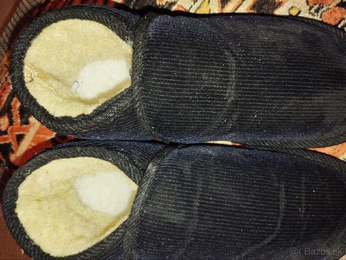 Pánske domáce teple papuce