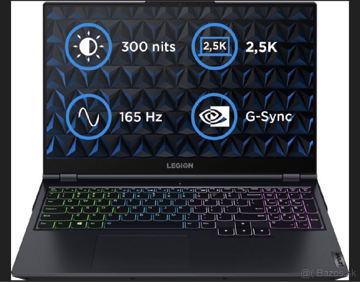 Herný notebook Lenovo legion 5