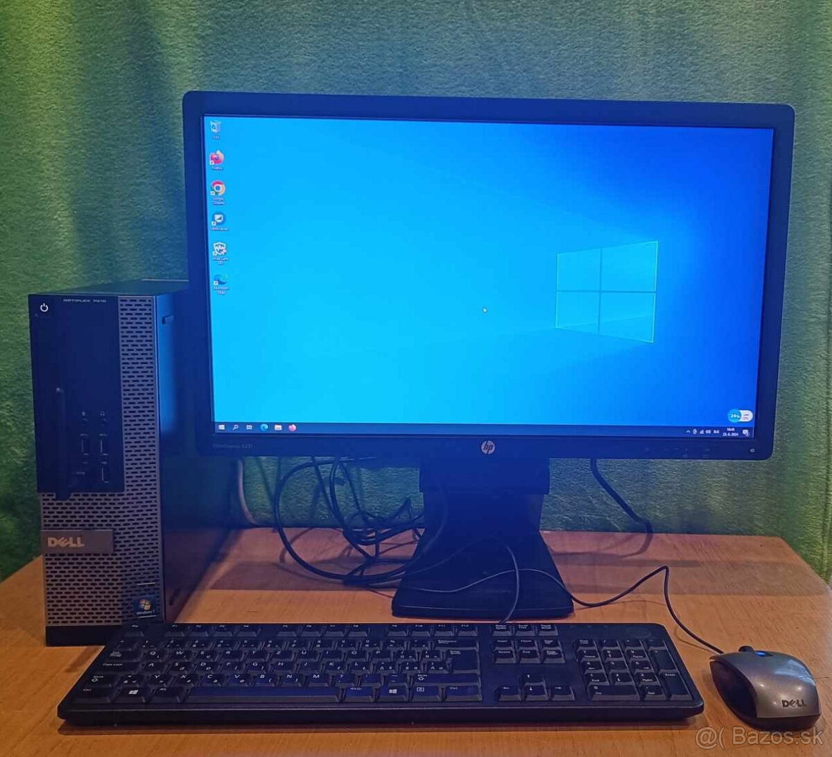 DELL OP 7010 SFF, I3, 8GB RAM, 1000GB HDD, Monitor 23", W10