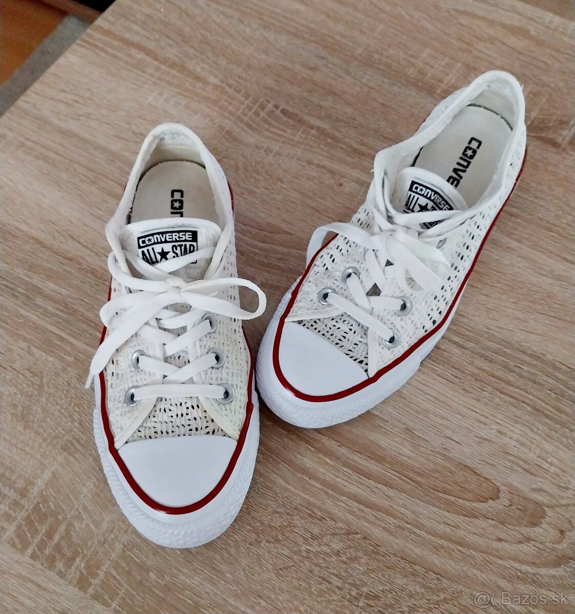 Dámske háčkované converse