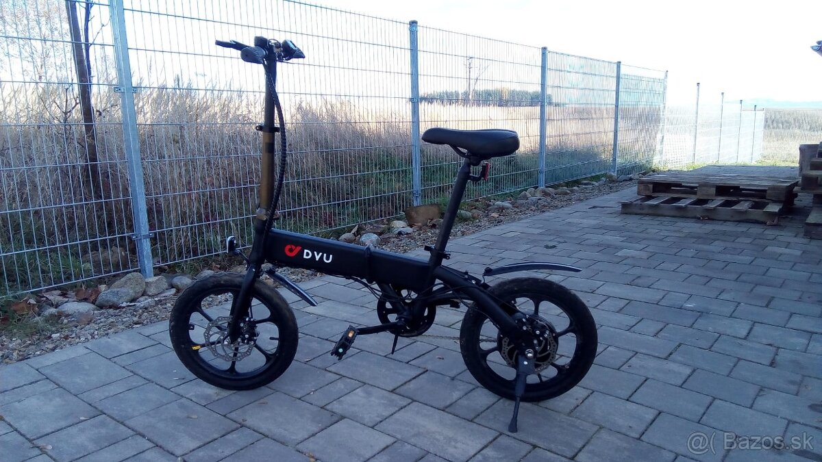 Elektrický bicykel DYU A1F skladačka